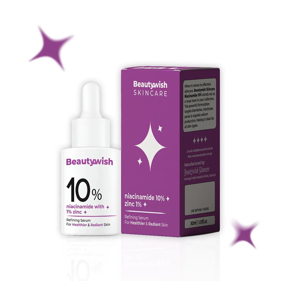 Beautywish Skincare 10% Niacinamide 1% Zinc Glowing Serum